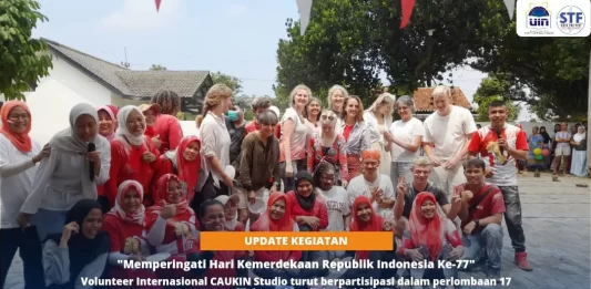 Keseruan Perlombaan 17an bersama Volunteer Internasional CAUKIN Studio