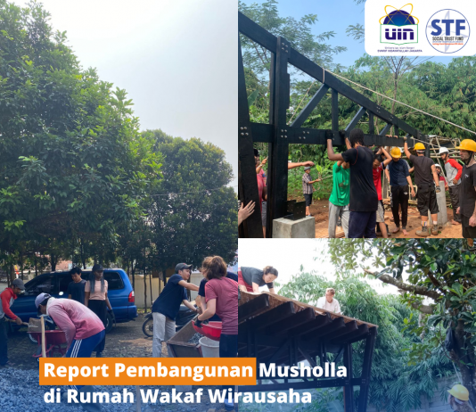 Report Pembangunan Musholla Serbaguna di Rumah Wakaf Wirausaha