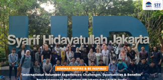 Social Trust Fund (STF) UIN Jakarta sukses menggelar Seminar Internasional “Inspire and be Inspired” dan Penandatanganan MoU antara UIN Jakarta dan CAUKIN Studio