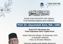 Innalillahi Wa Inna Ilaihi Rojiun Prof Azyumardi Azra Wafat