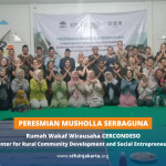 Peresmian Musholla Serbaguna di Rumah Wakaf Wirausaha