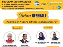 Studium Generale “Agama dan Negara di Indonesia Kontemporer”