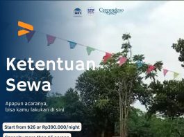 Ketentuan Sewa Penginapan Cercondeso untuk Grup/Kelompok