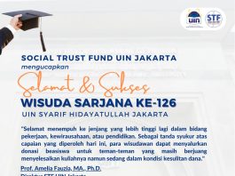 Selamat dan Sukses Wisuda Sarjana ke-126 UIN Syarif Hidayatullah Jakarta
