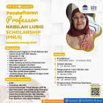 Pendaftaran Professor Nabilah Lubis Scholarship Semester Genap 2023 Kembali dibuka