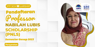 Pendaftaran Professor Nabilah Lubis Scholarship Semester Genap 2023 Kembali dibuka