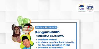 Pengumuman Penerima Beasiswa STF UIN Jakarta Semester Genap Tahun Akademik 2023