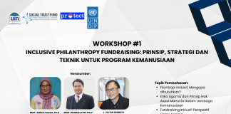 Workshop #1 Inclusive Philanthropy Fundraising: Prinsip, Strategi dan Teknik untuk Program Kemanusiaan
