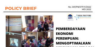 Policy Brief: Pemberdayaan Ekonomi Perempuan: Mengoptimalkan Perempuan Sebagai Agen Toleransi Beragama