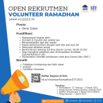 Open Rekrutmen Volunteer Ramadhan STF UIN Jakarta 1444 H/2023 M