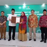 Serah Terima Surat Keputusan Pembentukan UPZ BAZNAS Social Trust Fund (STF) UIN Jakarta