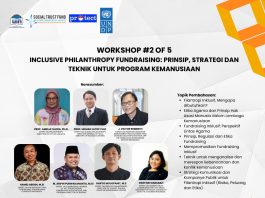 Workshop #2 Inclusive Philanthropy Fundraising: Prinsip, Strategi dan Teknik untuk Program Kemanusiaan