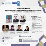 Workshop #3 of 5 Inclusive Philanthropy Fundraising: Prinsip, Strategi dan Teknik untuk Program Kemanusiaan