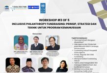 Workshop #3 of 5 Inclusive Philanthropy Fundraising: Prinsip, Strategi dan Teknik untuk Program Kemanusiaan
