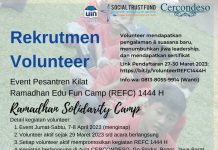 Rekrutmen Volunteer Ramadhan Edu Fun Camp 1444H