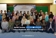 Serah Terima STF Scholarship Tahun Akademik 2023 Semester Genap