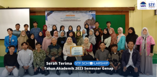 Serah Terima STF Scholarship Tahun Akademik 2023 Semester Genap
