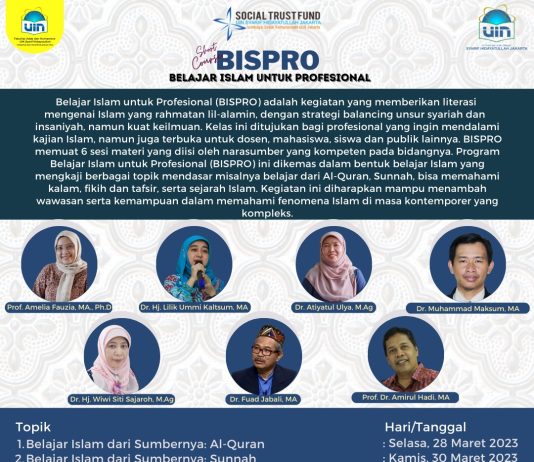 Short Course “Belajar Islam untuk Profesional (Bispro)” #2 | 1444H/ 2023M