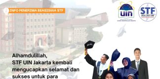 STF Ucapkan Selamat dan Sukses Wisuda Sarjana ke-128 UIN Jakarta