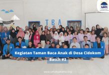Pembukaan Taman Baca Anak CERCONDESO Batch #3 di Desa Cidokom