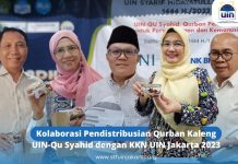 Kolaborasi Pendistribusian Qurban Kaleng UIN-Qu Syahid