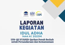 Laporan Kegiatan Idul Adha 1444 H / 2023 M Qurban UIN-QU Syahid: Qurban Penuh Berkah untuk Persaudaraan dan Kemanusiaan
