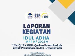 Laporan Kegiatan Idul Adha 1444 H / 2023 M Qurban UIN-QU Syahid: Qurban Penuh Berkah untuk Persaudaraan dan Kemanusiaan