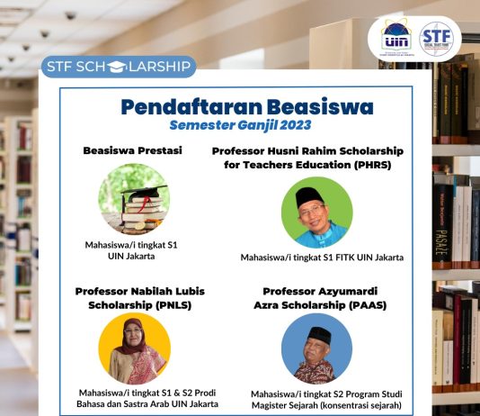 TELAH DIBUKA: Pendaftaran Beasiswa STF UIN Jakarta Tahun Akademik 2023 Semester Ganjil