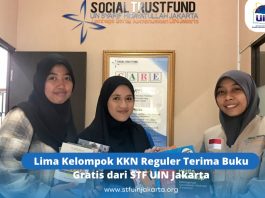 Lima Kelompok KKN Reguler Terima Buku Gratis dari STF UIN Jakarta