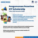 Pengumuman Penerima Beasiswa STF UIN Jakarta Semester Ganjil Tahun Akademik 2023