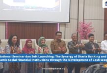 National Seminar dan Soft Launching: The Synergy of Sharia Banking and Islamic Social Financial Institutions through the Development of Cash Waqf