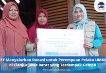 STF UIN Jakarta Salurkan Donasi untuk para Perempuan Pelaku UMKM Terdampak Gempa Cianjur, Berbagai Dinamika UMKM Demi Bertahan