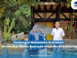 Kunjungan Mahasiswa Arsitektur Universitas Mercu Buana ke Musholla of Solidarity