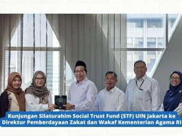 Kunjungan Silaturahim Social Trust Fund (STF) UIN Jakarta ke Direktur Pemberdayaan Zakat dan Wakaf Kementerian Agama RI