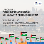 Penghimpunan Donasi Realtime UIN Jakarta Peduli Palestina – Wisuda 130 UIN Syarif Hidayatullah Jakarta