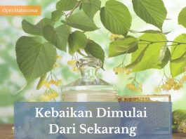 Kebaikan Dimulai dari Sekarang