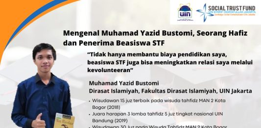 Mengenal Muhamad Yazid Bustomi, Seorang Hafiz dan Penerima Beasiswa STF
