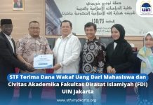 STF Terima Dana Wakaf Uang Dari Mahasiswa dan Civitas Akademika Fakultas Dirasat Islamiyah (FDI) UIN Jakarta