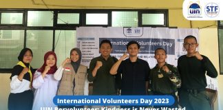 International Volunteers Day 2023, UIN Bervolunteer: Kindness is Never Wasted