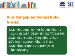 Charity Store STF Dukung Program Taman Baca: Terima Pengajuan dan Salurkan Buku Gratis