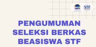 Pengumuman Seleksi Berkas Beasiswa STF Semester Genap Tahun Akademik 2024