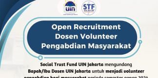 Open Recruitment Dosen Volunteer Pengabdian Masyarakat