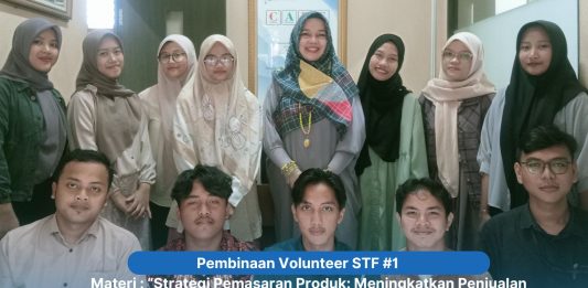 Upaya Peningkatan Penjualan Buku Charity Store, STF Menggelar Pembinaan Strategis Pemasaran Produk