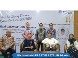 UIN Jakarta dan UPZ BAZNAS STF Selenggarakan Hari ZISWAF UIN Jakarta