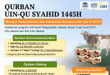 Tebar Qurban Bersama UIN-QU Syahid 1445 H/ 2024 M