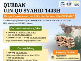 Tebar Qurban Bersama UIN-QU Syahid 1445 H/ 2024 M
