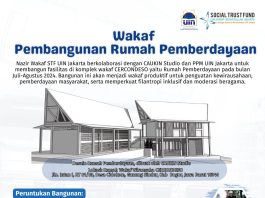 Tunaikan Wakaf untuk Bangun Rumah Pemberdayaan