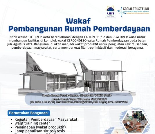 Tunaikan Wakaf untuk Bangun Rumah Pemberdayaan