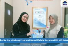 Charity Store Dukung Program Literasi Melalui Kegiatan KKN UIN Jakarta