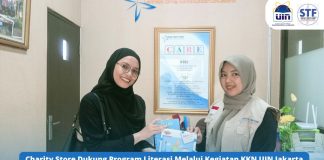 Charity Store Dukung Program Literasi Melalui Kegiatan KKN UIN Jakarta